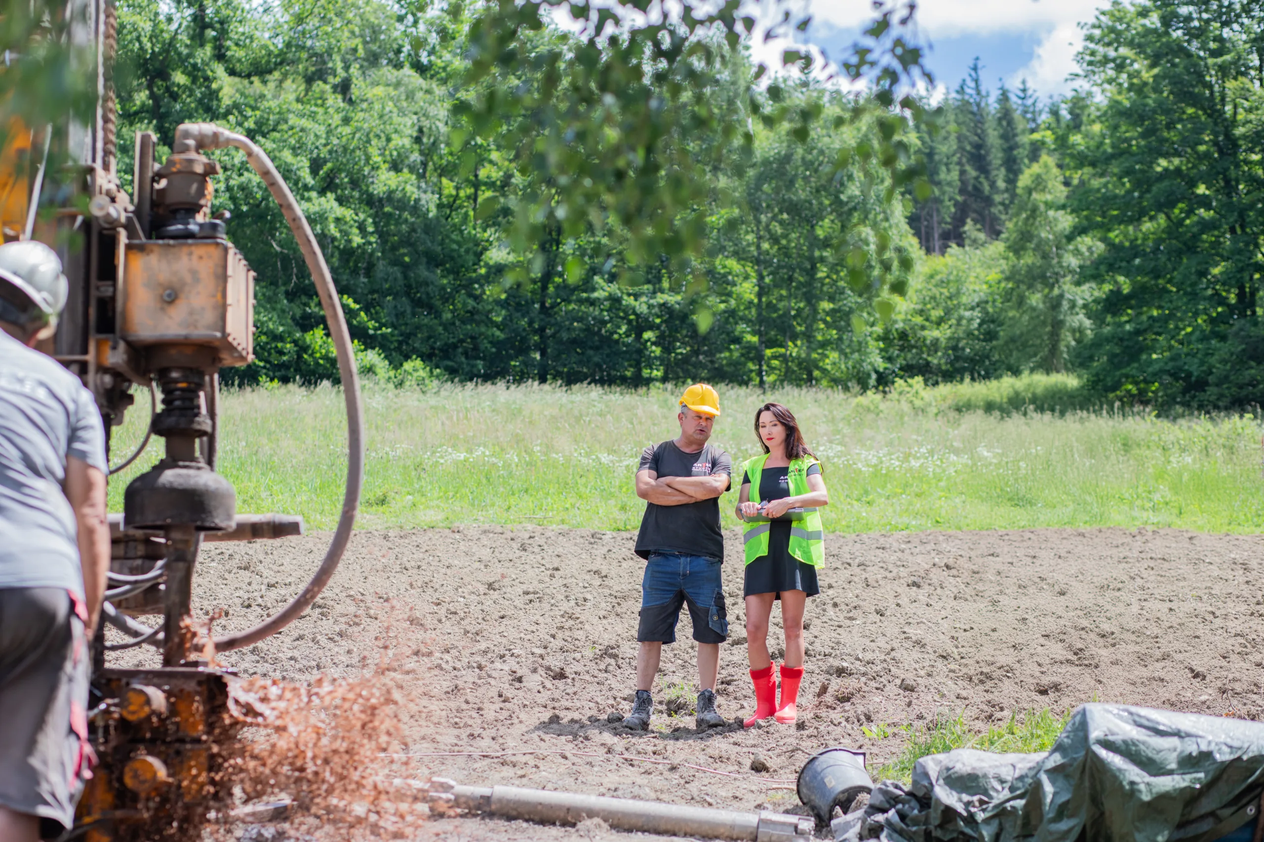Uzbrojenie studni i testy wydajności pompy